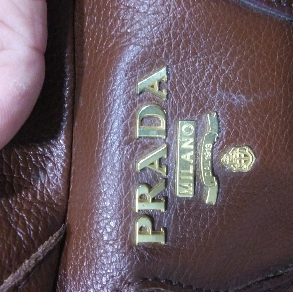 Vintage calf skin boho prada satchel - Picture 4 of 6